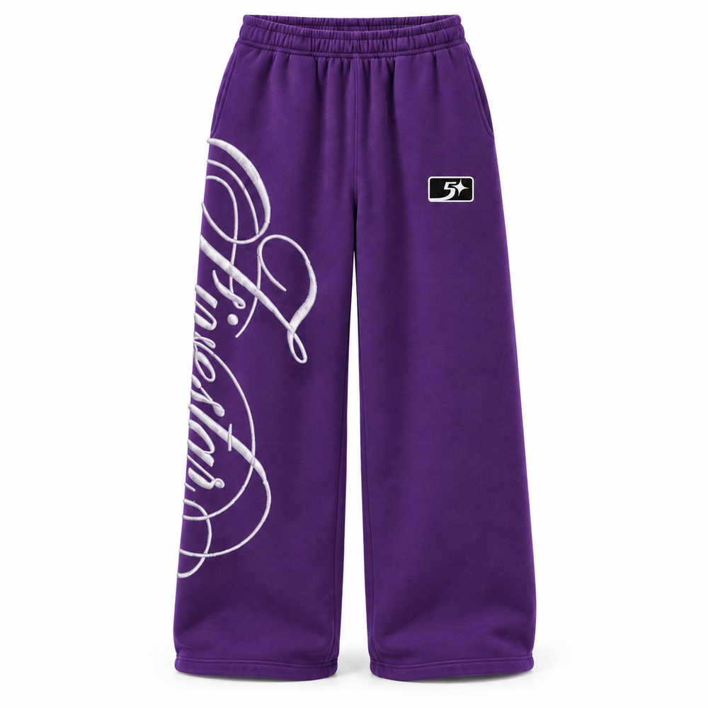 FIVESTAR LEAGUE SWEATPANTS (PURPLE)