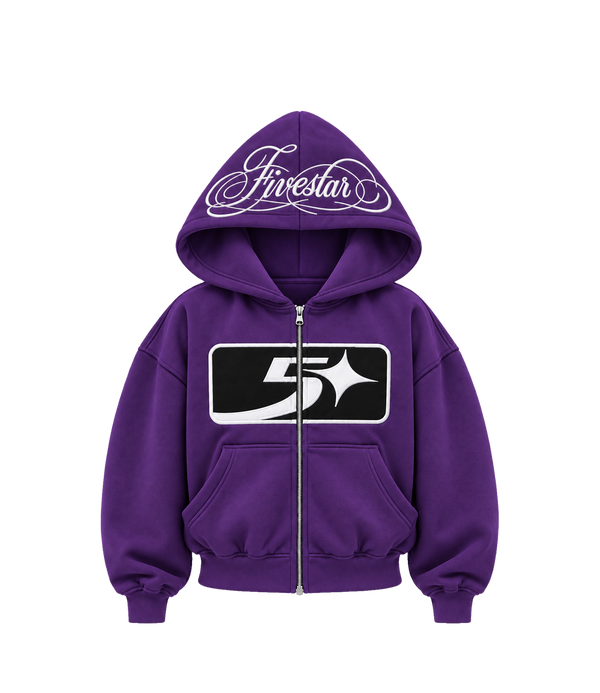 FIVESTAR LEAGUE ZIP-UP (PURPLE)